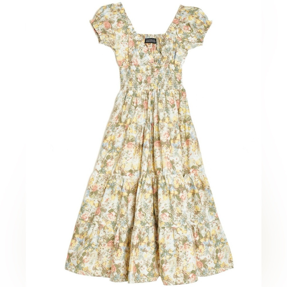 Danielle Bernstein (WeWoreWhat) Floral Poplin Maxi Dress